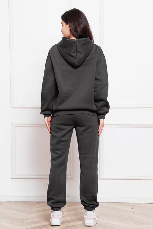 'Sarah' Long Sleeve Hoodie and Pants Set - Celes Fashion